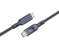 Aukey Kabel USB-C - USB-C PD 100W 1,8m wyświetlacz oplot - 1220112 - zdjęcie 2